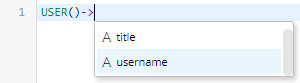 Список атрибутов аккаунта, возвращаемого функцией USER()