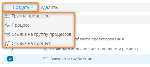 Создание дочернего элемента с помощью реестра процессов