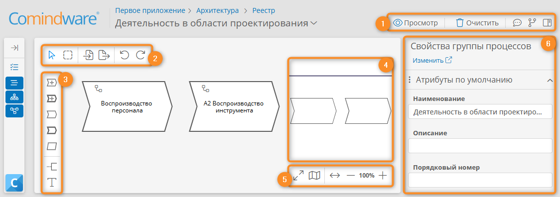 Конструктор диаграмм бизнес-способностей